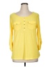 Perseption Concept Yellow 3/4 Sleeve Blouse Size XL - photo 1