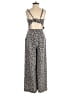 French Connection Animal Print Ivory Jumpsuit Size 0 - photo 2