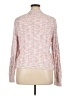 J.Crew Factory Store Tweed Pink Pullover Sweater Size XL - photo 2
