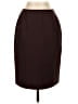 Unbranded 100% Polyester Solid Burgundy Formal Skirt Size 4 (petite) - photo 1