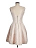 Betsy & Adam 100% Polyester Ivory Tan Cocktail Dress Size 6 - photo 2