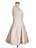 Betsy & Adam 100% Polyester Ivory Tan Cocktail Dress Size 6 - photo 4