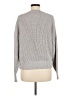 Ann Taylor LOFT Outlet Solid Gray Pullover Sweater Size M - photo 2
