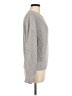 Ann Taylor LOFT Outlet Solid Gray Pullover Sweater Size M - photo 4