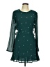 Lulus 100% Polyester Stars Teal Green Cocktail Dress Size M - photo 1