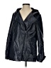 Comptoir des Cotonniers 100% Polyurethane Metallic Solid Blue Raincoat Size XS - photo 1