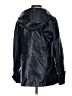 Comptoir des Cotonniers 100% Polyurethane Metallic Solid Blue Raincoat Size XS - photo 2