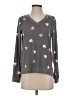 Lucky Brand Hearts Gray Pullover Sweater Size S - photo 1