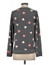 Lucky Brand Hearts Gray Pullover Sweater Size S - photo 2