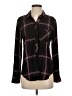 Rails 100% Rayon Plaid Black Long Sleeve Blouse Size S - photo 1