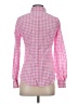 J.Crew Checkered-gingham Pink Long Sleeve Button-Down Shirt Size 0 - photo 2