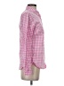 J.Crew Checkered-gingham Pink Long Sleeve Button-Down Shirt Size 0 - photo 4