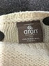 Aran Crafts 100% Merino Ivory Wool Sweater Size L (baby) - photo 3