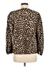 J.Crew Brown Long Sleeve Blouse Size M - photo 2