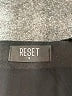 Reset Solid Black Casual Dress Size M - photo 7