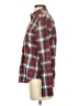 American Eagle Outfitters Plaid Red Long Sleeve Button-Down Shirt Size S - photo 5