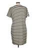 Glamaker Stripes Ivory Casual Dress Size L - photo 2