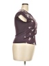 Papermoon Purple Burgundy Short Sleeve Blouse Size 3X - photo 4