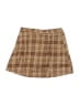 Knitworks Plaid Brown Tan Skort Size 5 - photo 1