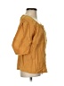 ABLE 100% Cotton Orange 3/4 Sleeve Blouse Size XXS - photo 4