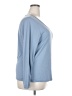Free Kisses Blue Long Sleeve Top Size 2X - photo 4