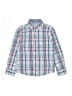 Crown & Ivy Plaid Blue Long Sleeve Button-Down Shirt Size M (kids) - photo 1
