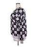 Wound Up 100% Polyester Checkered-gingham Purple Sweatshirt Size XXL - photo 5