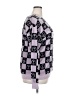 Wound Up 100% Polyester Checkered-gingham Purple Sweatshirt Size XXL - photo 4