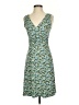 BCBG 100% Polyester Print Teal Casual Dress Size XS - photo 1