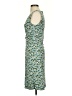 BCBG 100% Polyester Print Teal Casual Dress Size XS - photo 5