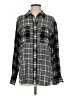 Equipment Plaid Black Long Sleeve Button-Down Shirt Size S - photo 1