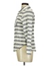 Chaser Stripes Gray 3/4 Sleeve Button-Down Shirt Size M - photo 5