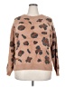 Simply Southern 100% Polyester Animal Print Tan Pullover Sweater Size XXL - photo 1