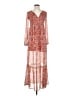 Xhilaration 100% Polyester Red Casual Dress Size XS - photo 1