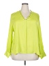 Vince Camuto 100% Polyester Green Long Sleeve Blouse Size XXL - photo 1