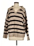 BKE Stripes Tan Pullover Sweater Size L - photo 1