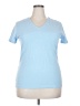 Basic Editions Blue Short Sleeve T-Shirt Size XXL - photo 1