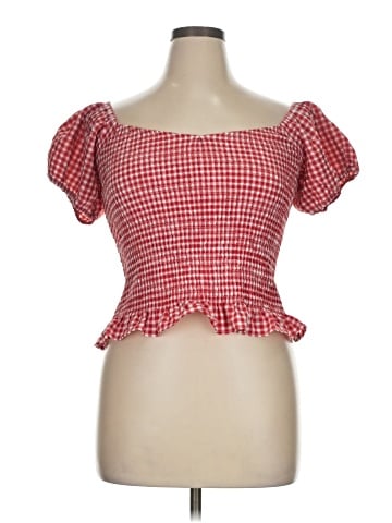 City Chic Short Sleeve Top (view 1)