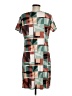 Assorted Brands Graphic Teal Brown Casual Dress Size M (estimated) - photo 2