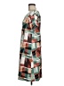 Assorted Brands Graphic Teal Brown Casual Dress Size M (estimated) - photo 5