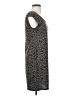 Nine West Animal Print Gray Casual Dress Size S - photo 4