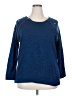 Always Indigo Blue 3/4 Sleeve Top Size 2X - photo 1