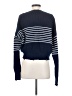 525 America 100% Cotton Stripes Blue Pullover Sweater Size S - photo 2