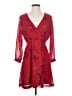 Madewell 100% Polyester Red Cocktail Dress Size 4 - photo 1