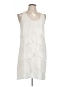 Madison Marcus 100% Silk Ivory Cocktail Dress Size L - photo 1