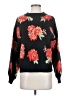 Assorted Brands Floral Black Pullover Sweater Size S - photo 1