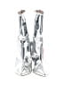 RAYE Silver Ankle Boots Size 6 1/2 - photo 2