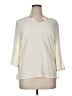 Laundry by Shelli Segal Ivory 3/4 Sleeve Blouse Size 14 - photo 1