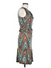 Assorted Brands Chevron-herringbone Teal Cocktail Dress Size M (estimated) - photo 4