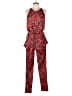 LovPosh Animal Print Red Jumpsuit Size M - photo 1